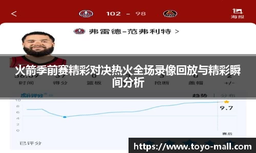 火箭季前赛精彩对决热火全场录像回放与精彩瞬间分析